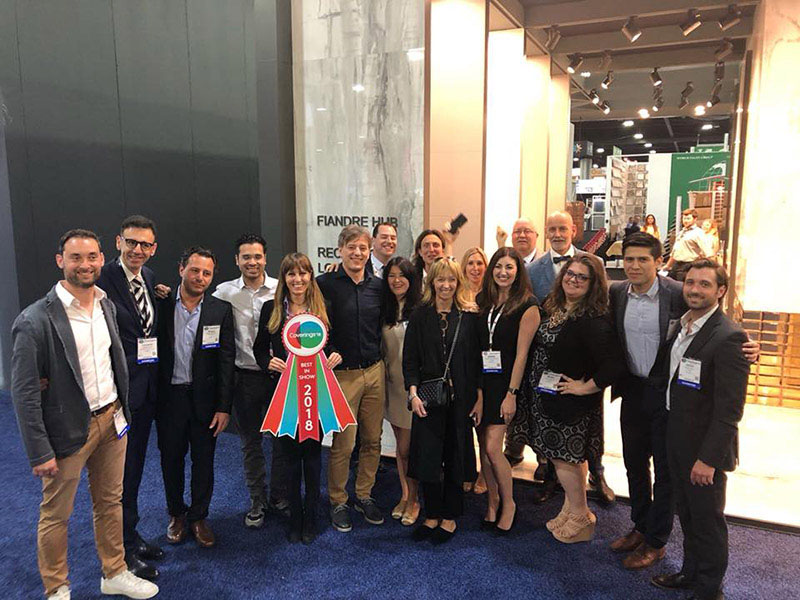 FIANDRE WINS THE “USE OF STORYTELLING” AWARD AT COVERINGS 2018
